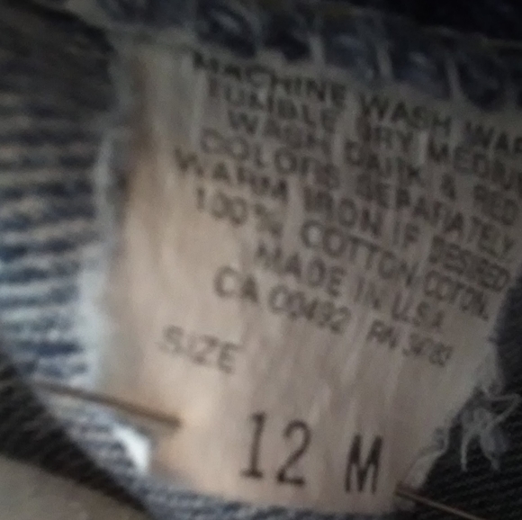 Misses size 12 vintage Lee Rider jeans - Picture 3 of 3